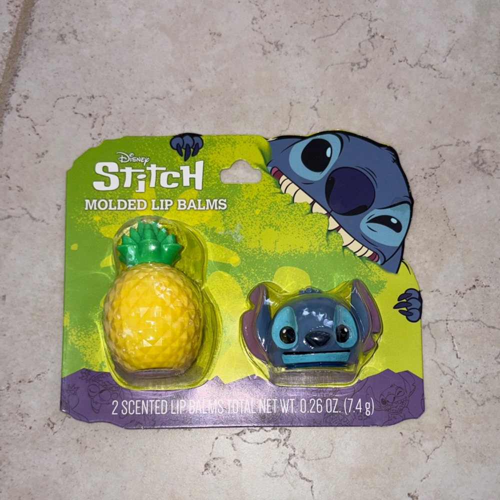 Disney Stitch Molded Lip Balms